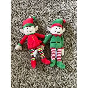 Blue Panda 12"‎ Elf Plushie Bundle
